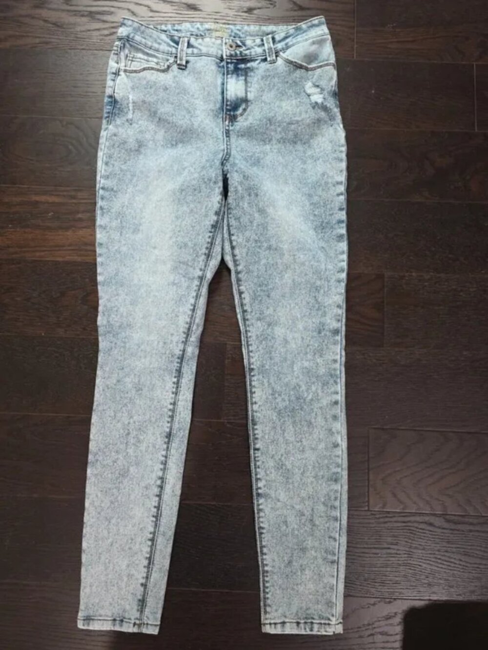 True Craft Womens 11 High Rise Skinny Scid Washed Jeans